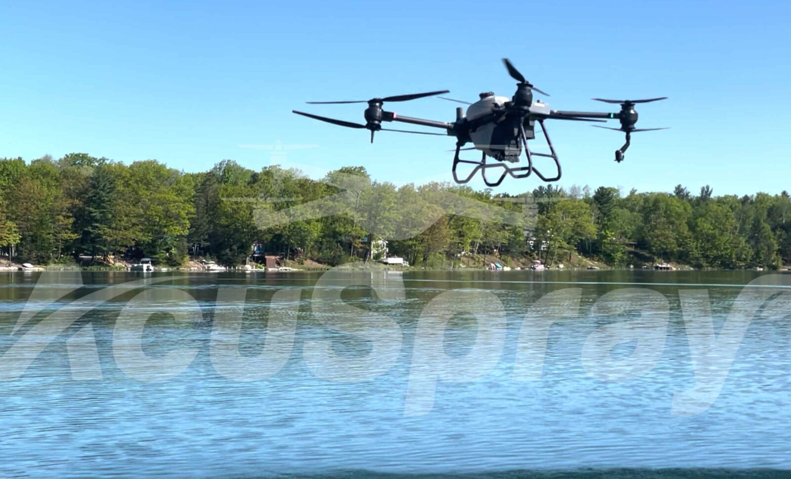 Drone Aquatic Herbicide Application for Lakes