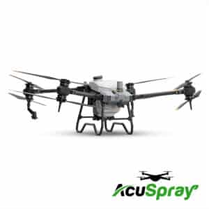 DJI Agras T40 Spray Drone Isolated on White Background