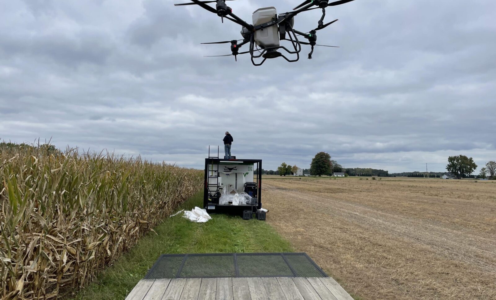 Polyculture Seeding from Above: The AcuSpray Method